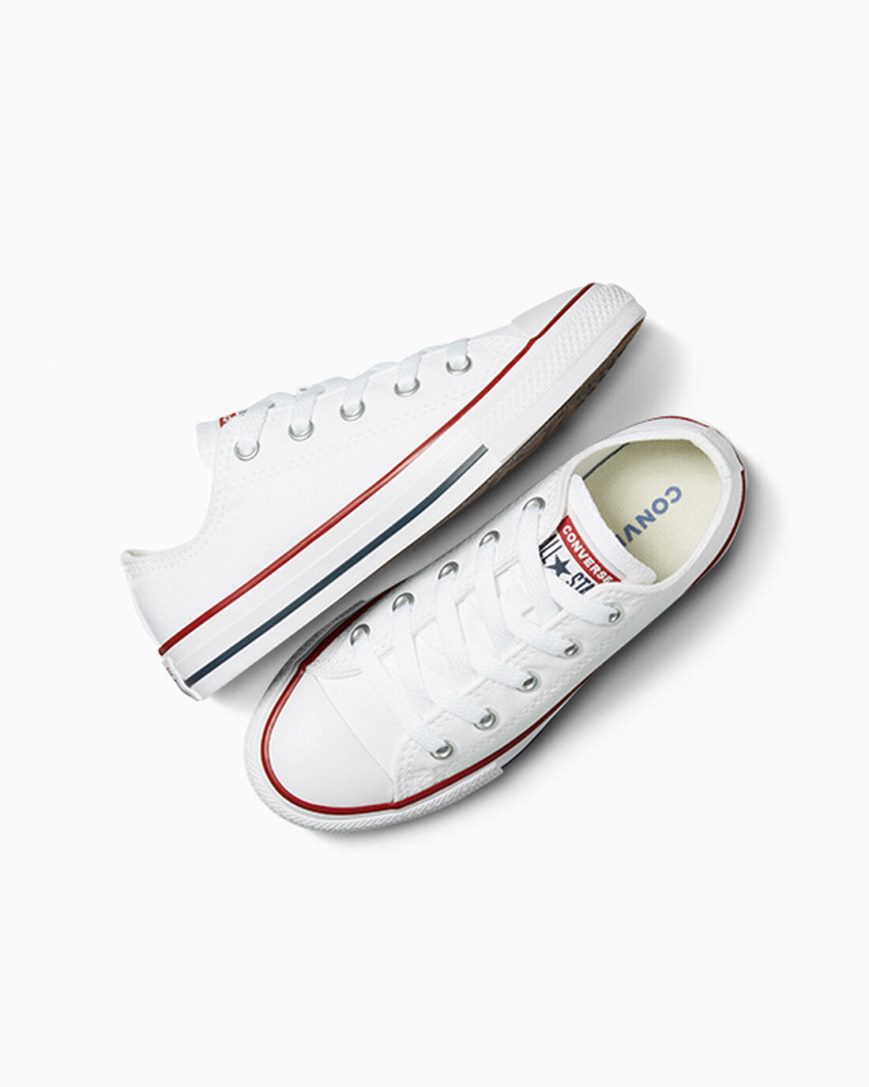 Zapatillas Bajas Converse Chuck Taylor All Star Classic Niño Blancas | PE E287L5